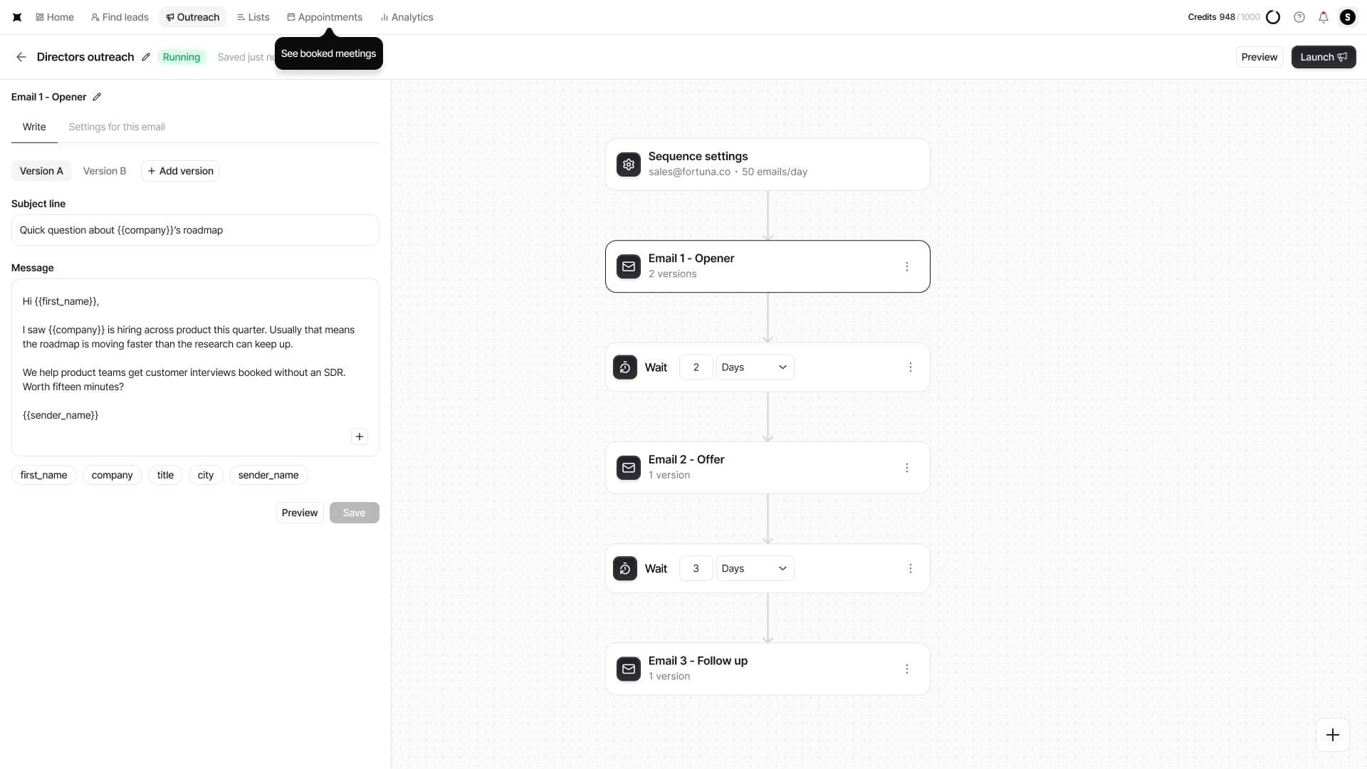 Post-task screen that introduces the next feature
